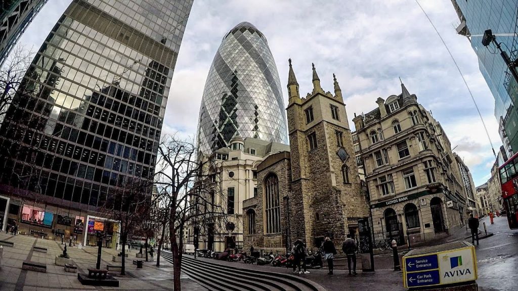 Architekturstruktur der London-Tour